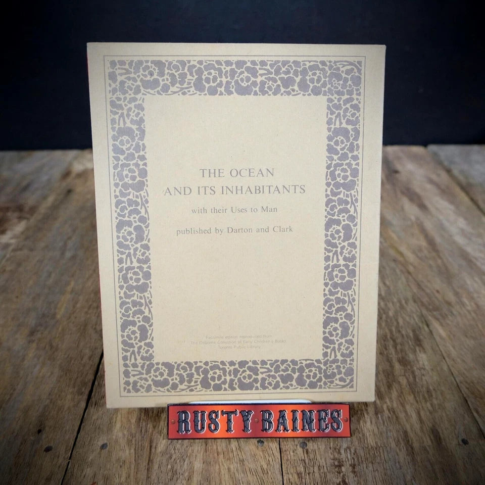 The Ocean and its Inhabitants, Osbourne Facsimile, Hardcover 1981