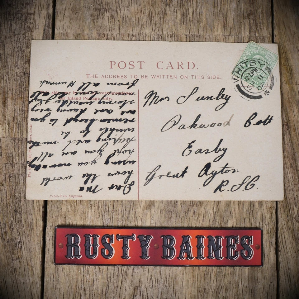 Postcard, Whitby Bridge, 1908, T Burton Artist, Printed