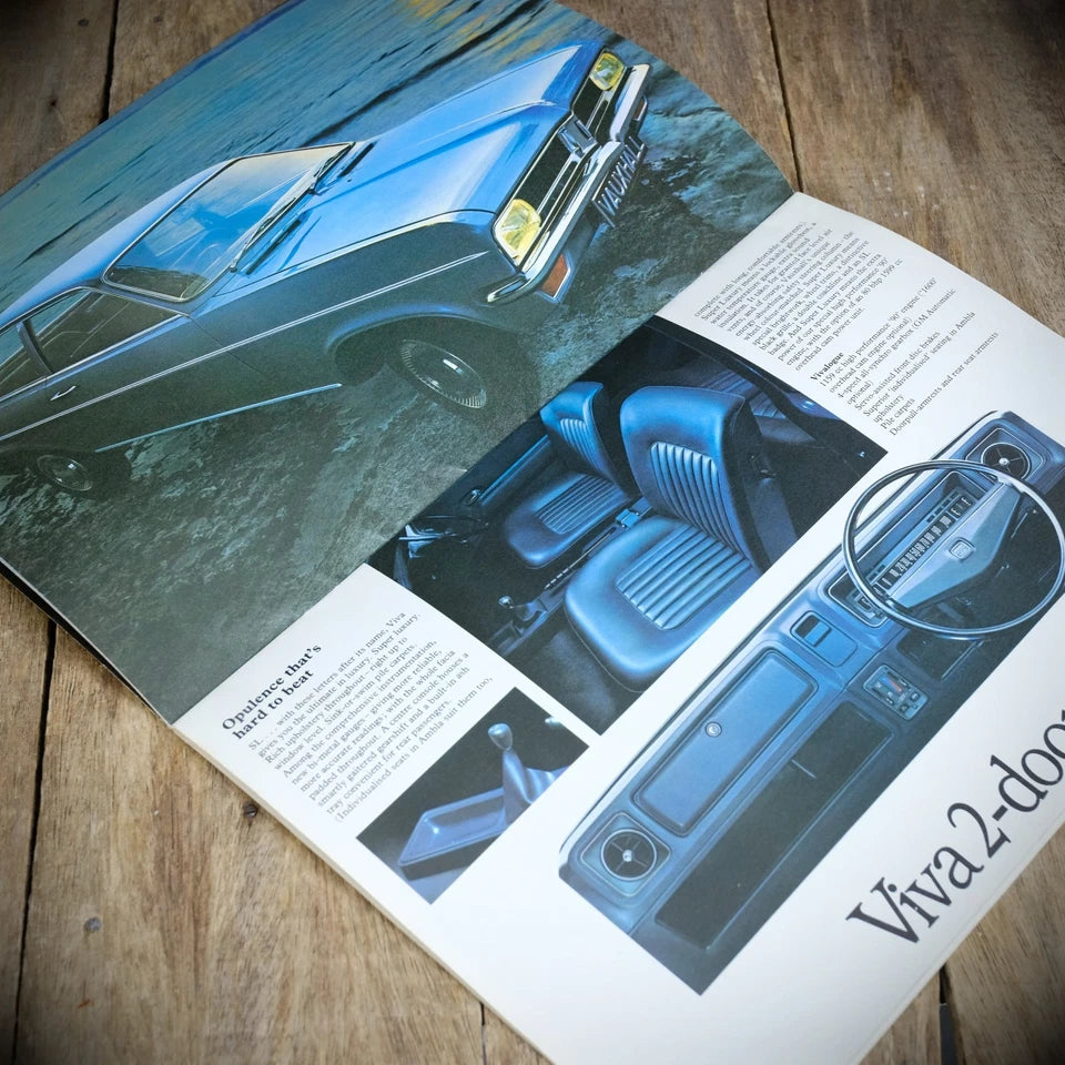 Vintage Car Brochure, Vauxhall Viva HC 1970, Saloon/Estate Models