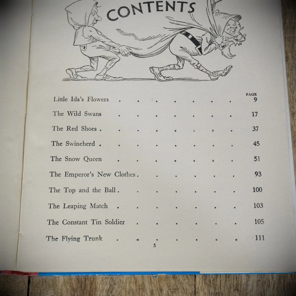Hans Andersen's Fairy Tales, Vintage Illustrated Collins Story Book, Undated HB