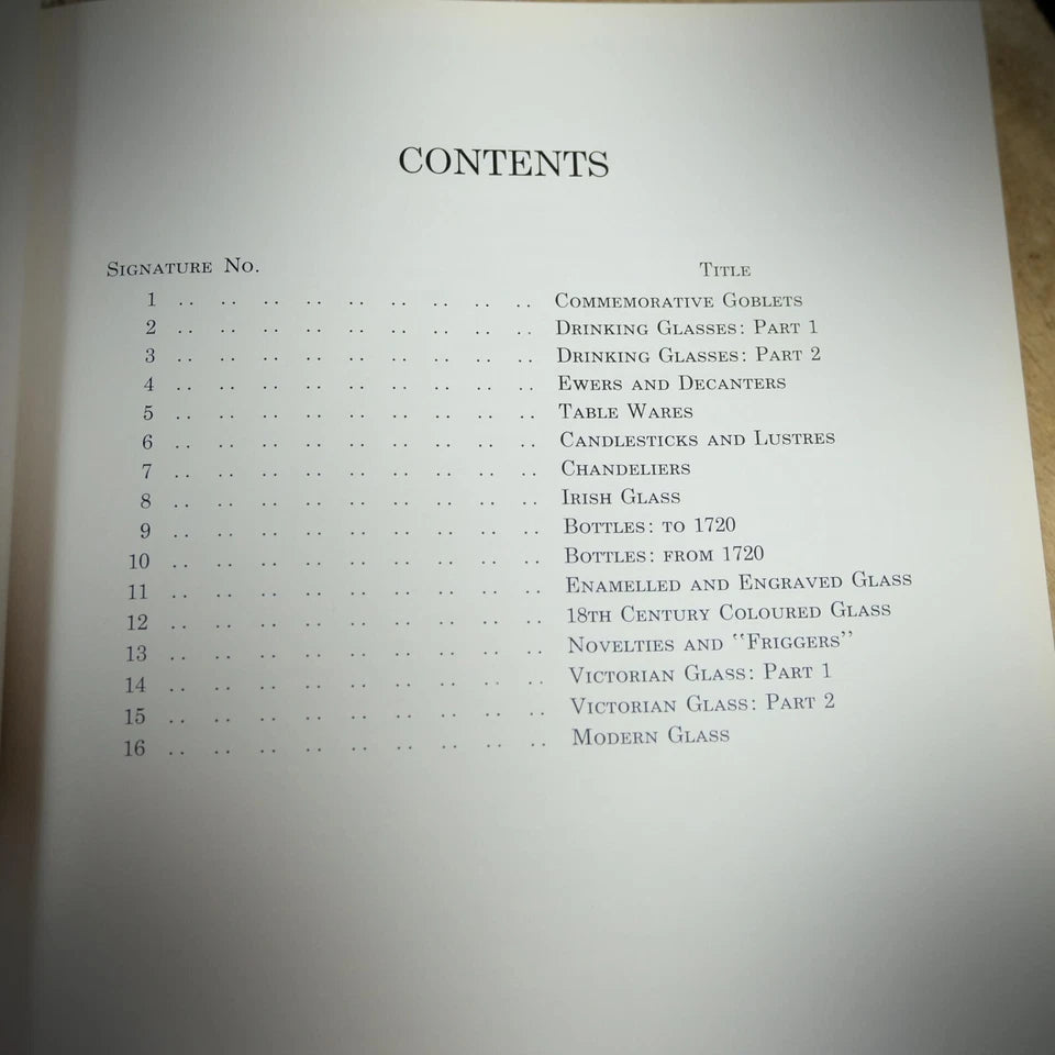 English and Irish Glass, Geoffrey Wills, Antique Collecting, 1968 Hardcover