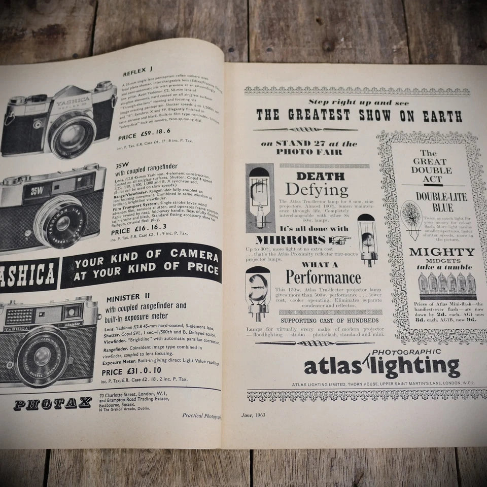 Vintage Practical Photography Magazine June 1963