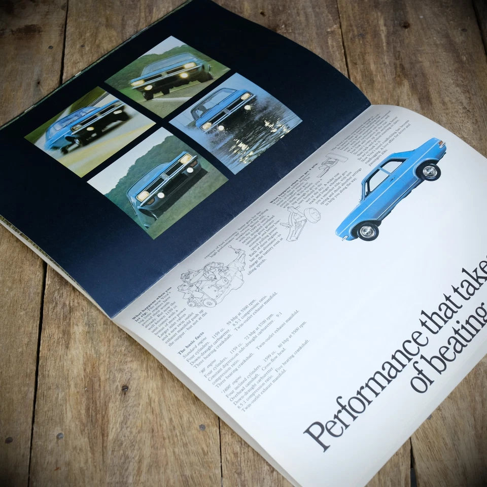 Vintage Car Brochure, Vauxhall Viva HC 1970, Saloon/Estate Models
