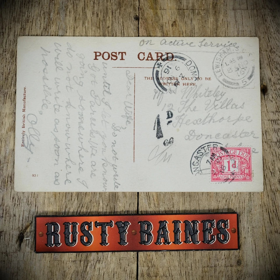 Postcard, Comic, Policeman, Sailor, Soldier General Kissing Maid