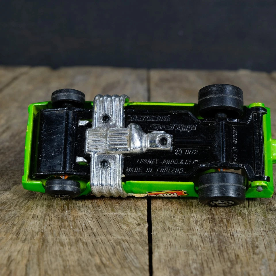 Vintage Matchbox Speed Kings K-39 Milligan's Mill Camaro Dragster, No Box