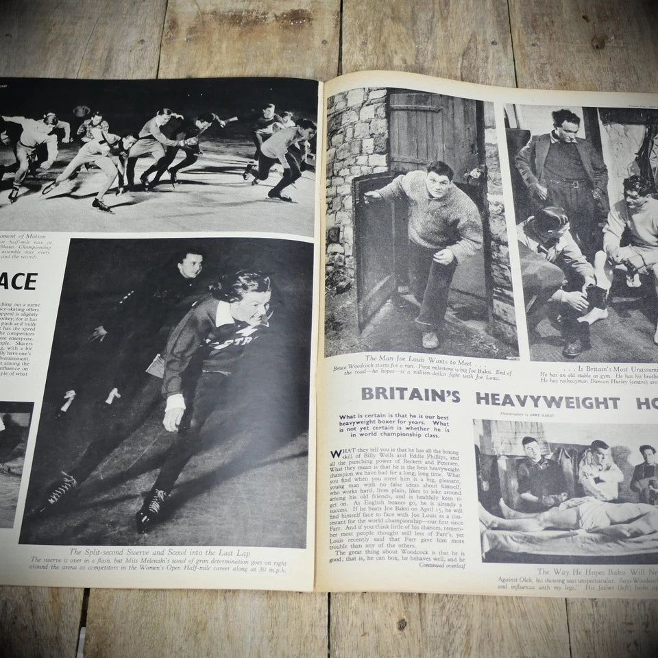 Picture Post 12 April 1947 Bruce Woodcock Boxer, Picasso-Kitrosser