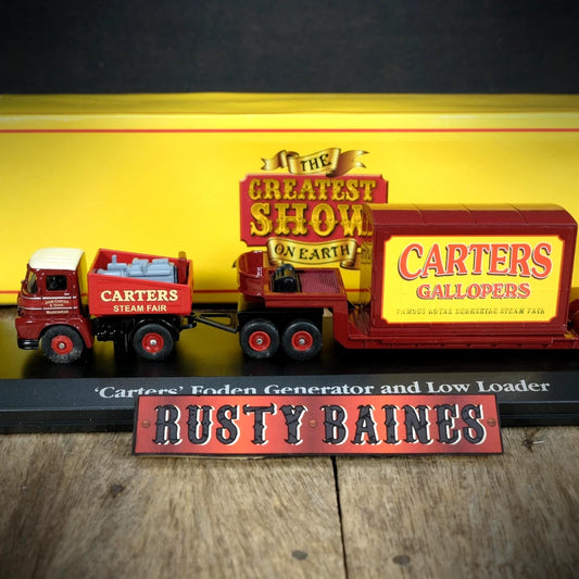 Atlas Showmans Carters Steam Fair Foden Generator Lorry & Trailer