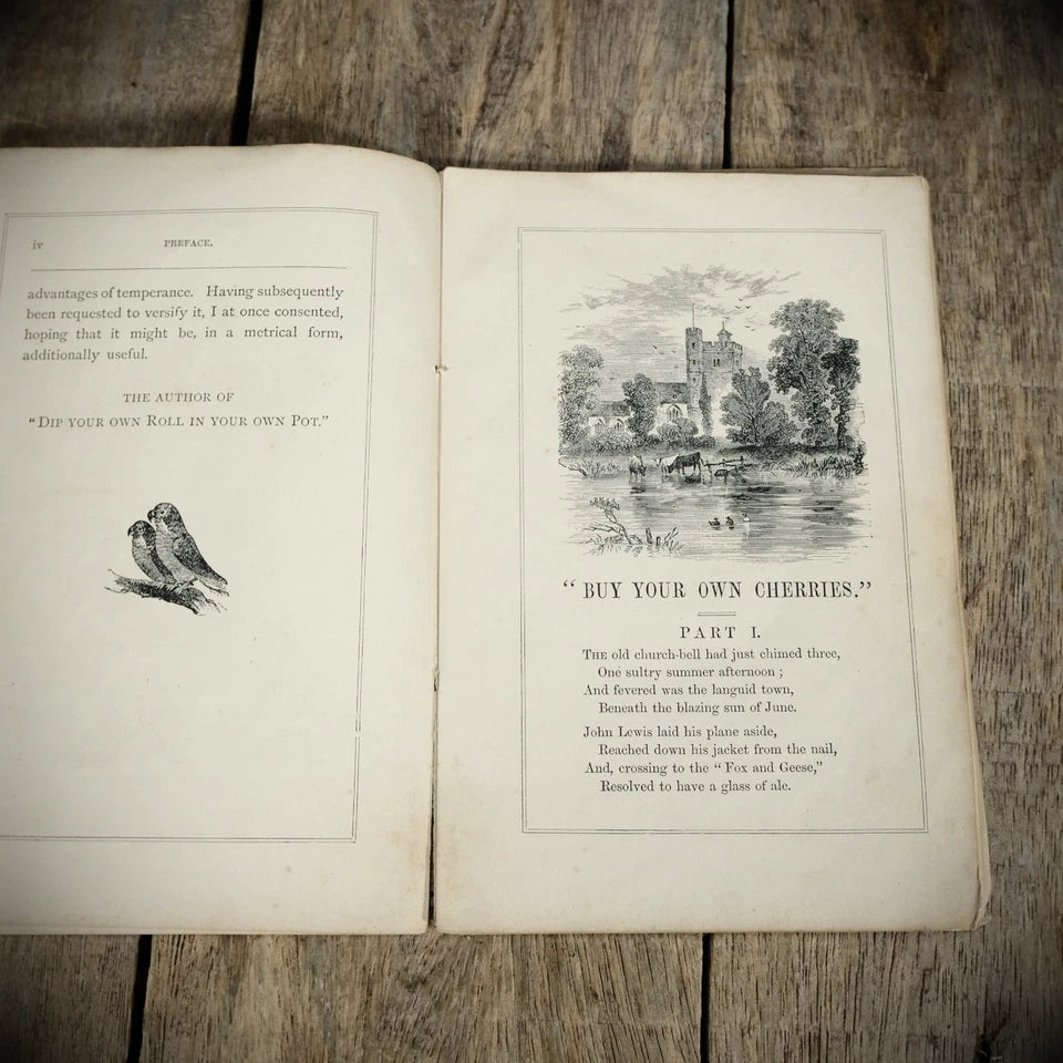 Buy Your Own Cherries in Rhyme, Victorian Poetry, J W Kirton