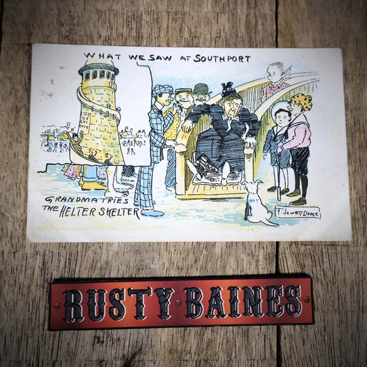 Postcard, Comic, What We Saw at Southport, Helter Skelter Ride