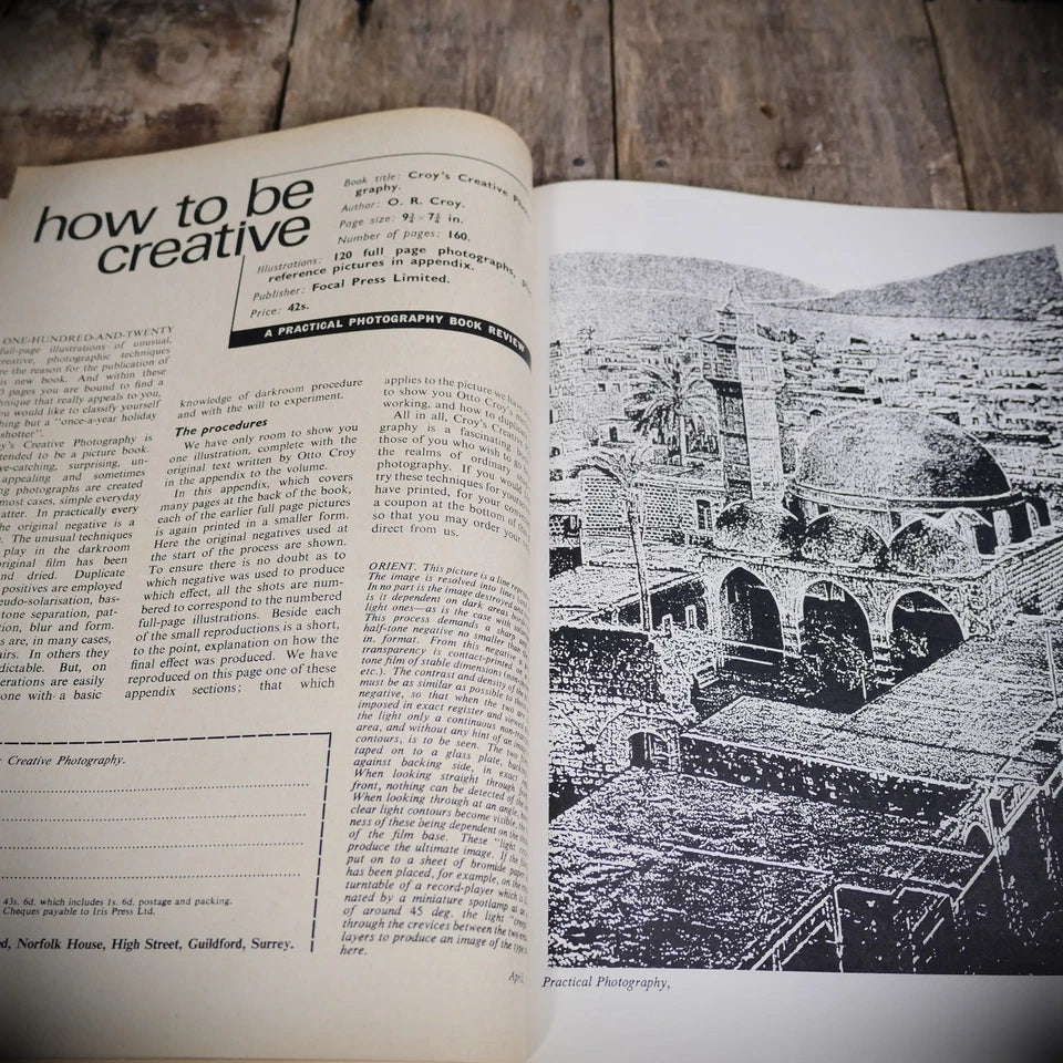 Vintage Practical Photography Magazine April 1966