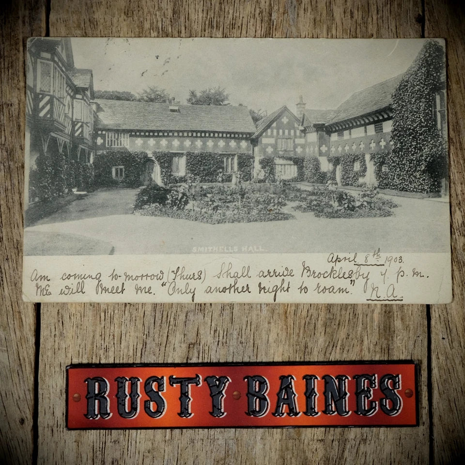 Postcard, Smithells Hall Bolton, 1903, Printed