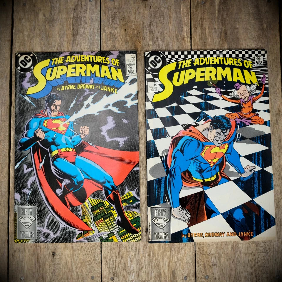 Comic Bundle, DC The Adventures of Superman #439-440-441