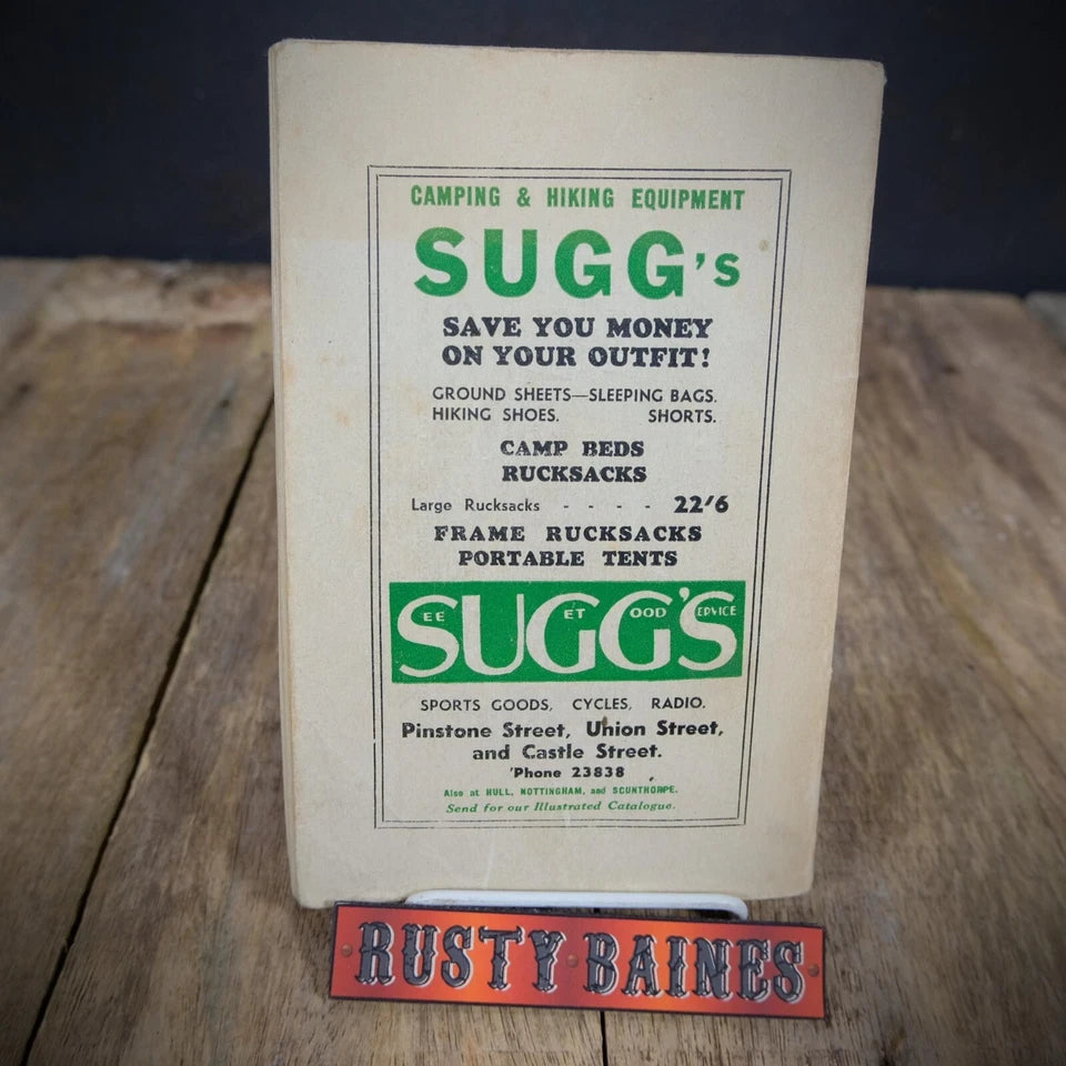 Across the Derbyshire Moors 1946 23rd Edition, Sheffield/Peak District Paperback