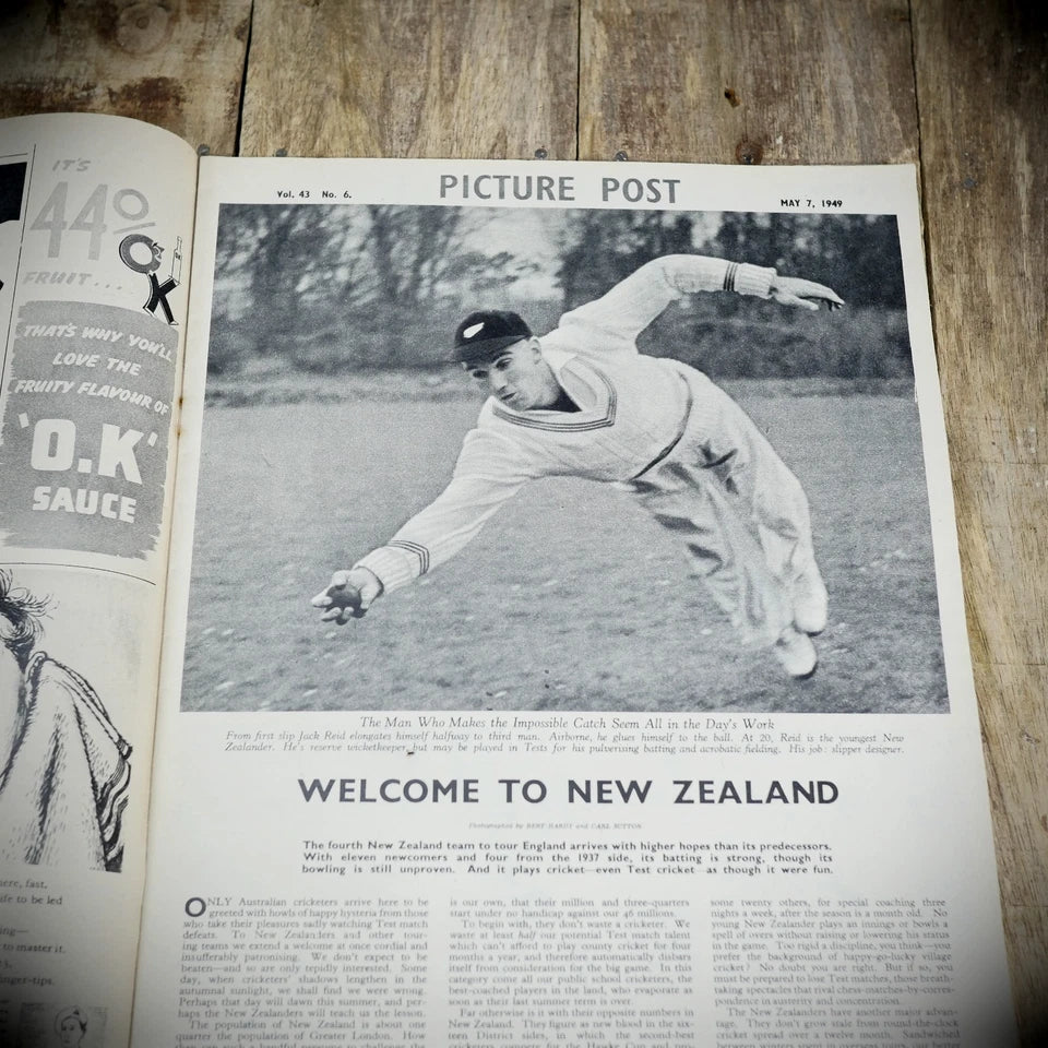 Picture Post 7 May 1949 Bert Hardy Cricket, Pope Pius XII, Erwin Blumenfeld