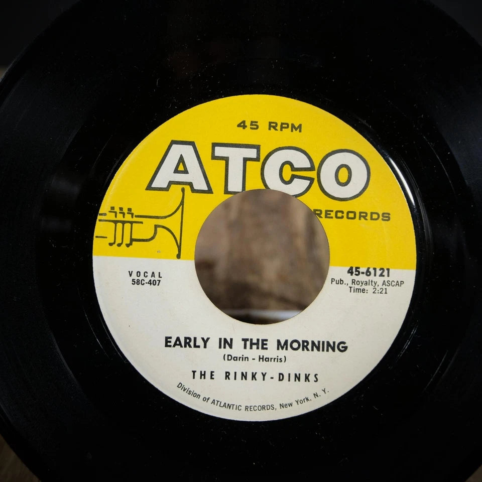 Record 7" Single, The Rinky Dinks/Bobby Darin, Early in the Morning