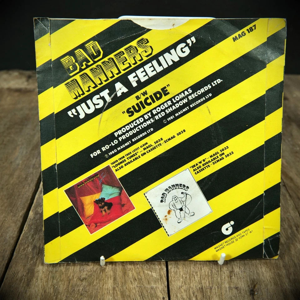 Record 7" Single: Bad Manners, Just a Feeling/Suicide