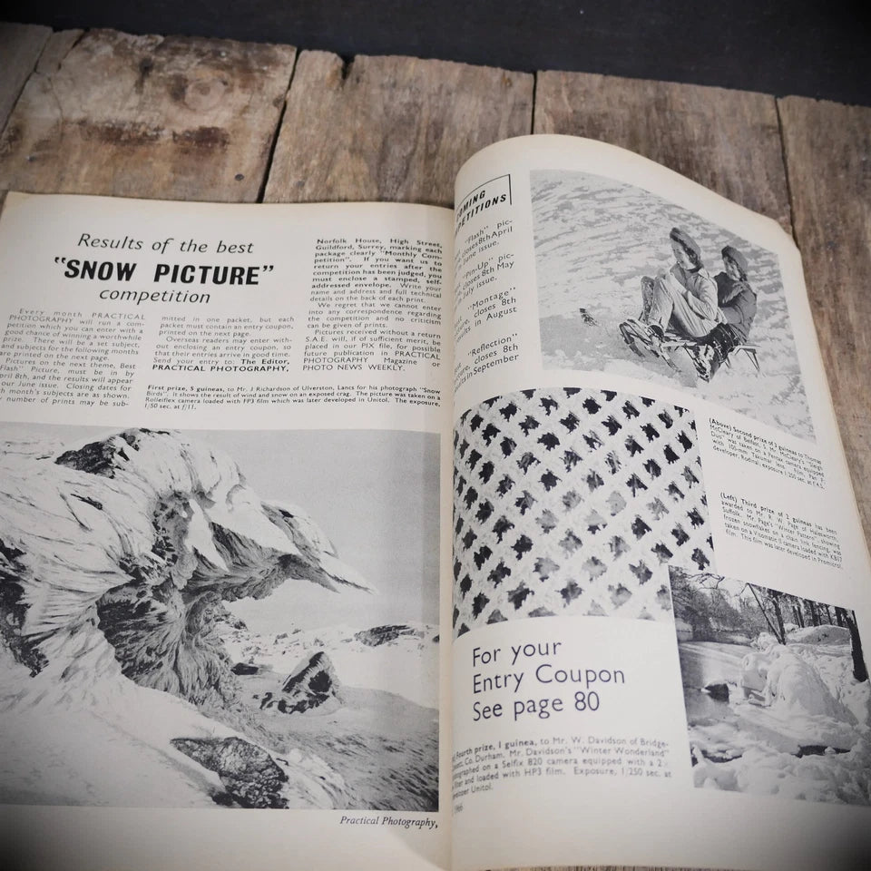 Vintage Practical Photography Magazine April 1966