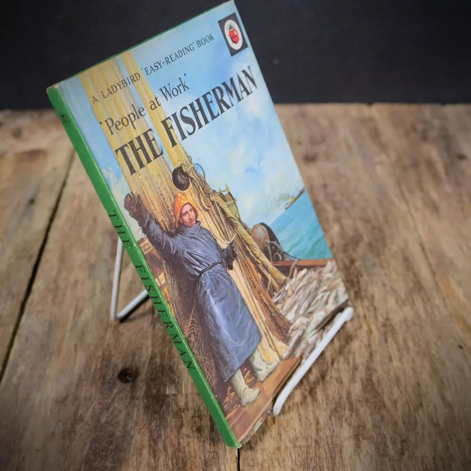 Vintage Ladybird Book, People at Work, The Fisherman, 2'6 Issue, Matt