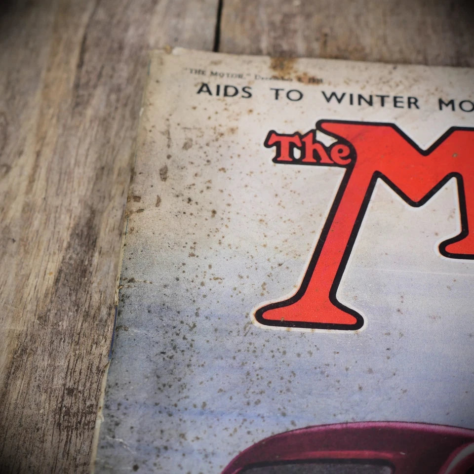 Vintage Motor Magazine December 6th 1938, Pre-WW2, Morris Ten