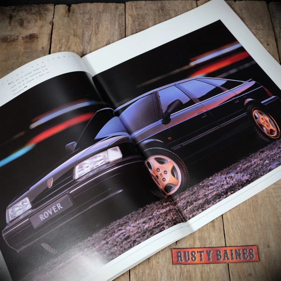Car Brochure, Rover 800, 1991, 820, 827, 825D