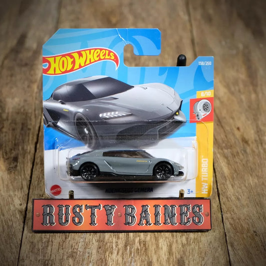 Hot Wheels, Koenigsegg Gemera, Grey, Short Card