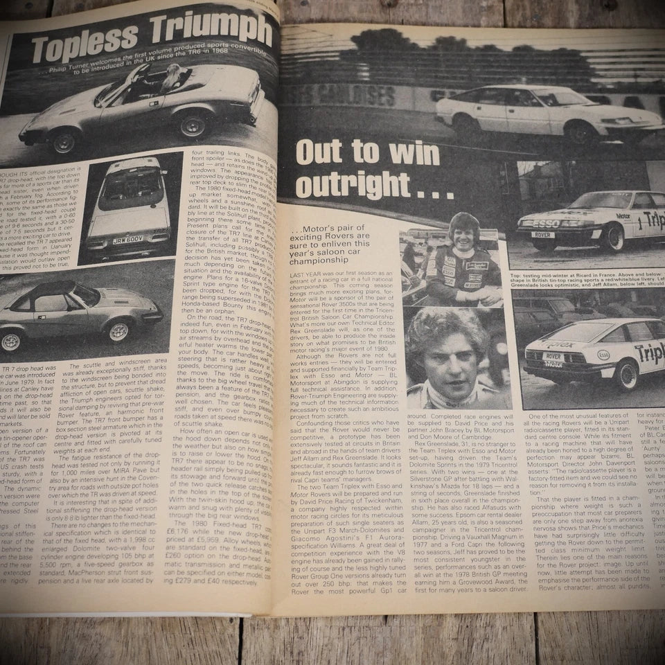 Vintage Motor Magazine 8th March 1980, Audi Quattro, Mk1 Fiesta 1.3