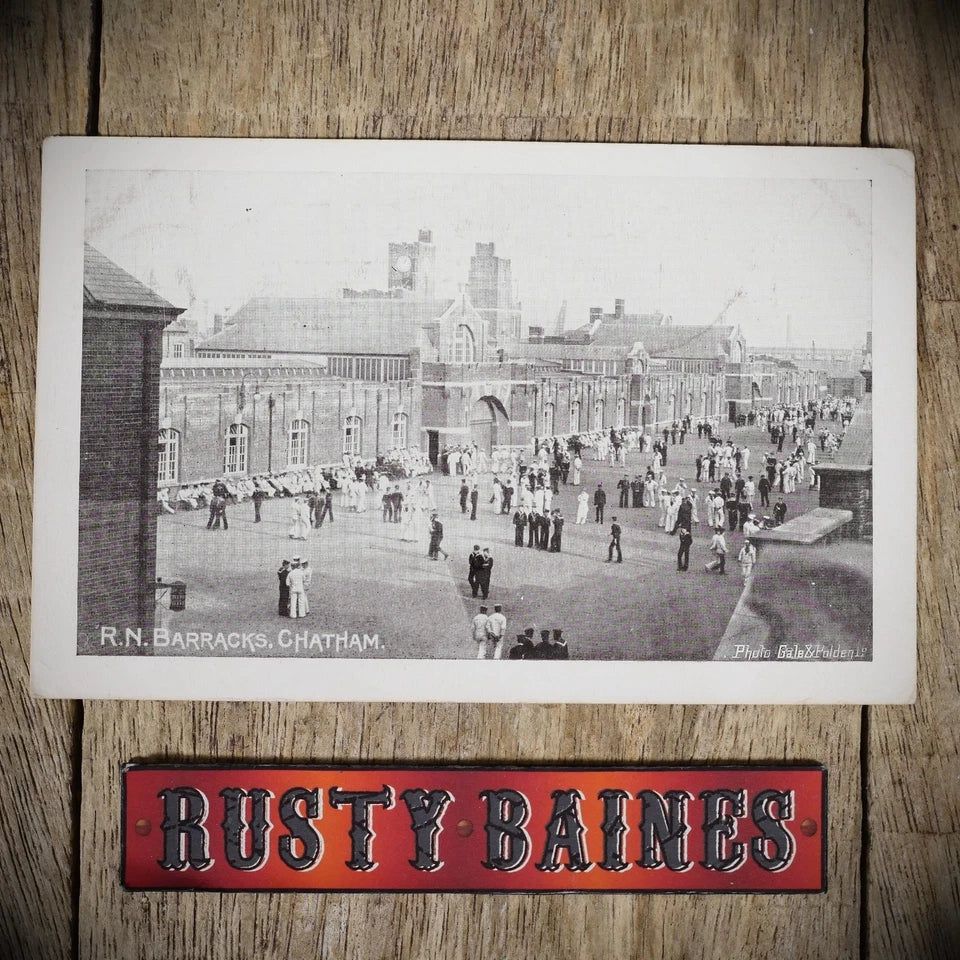Postcard, Royal Navy Barracks Chatham, Printed