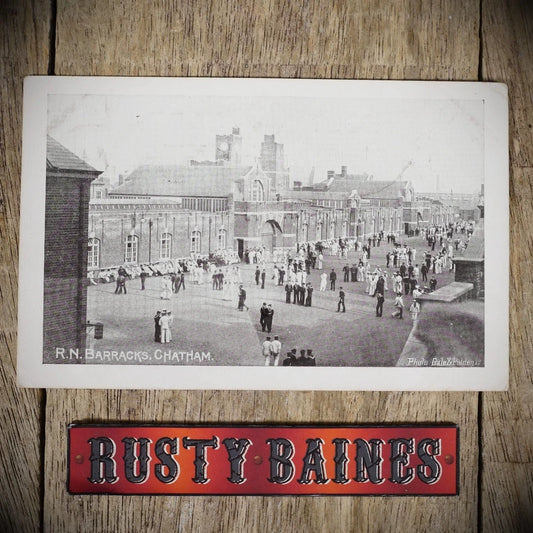 Postcard, Royal Navy Barracks Chatham, Printed
