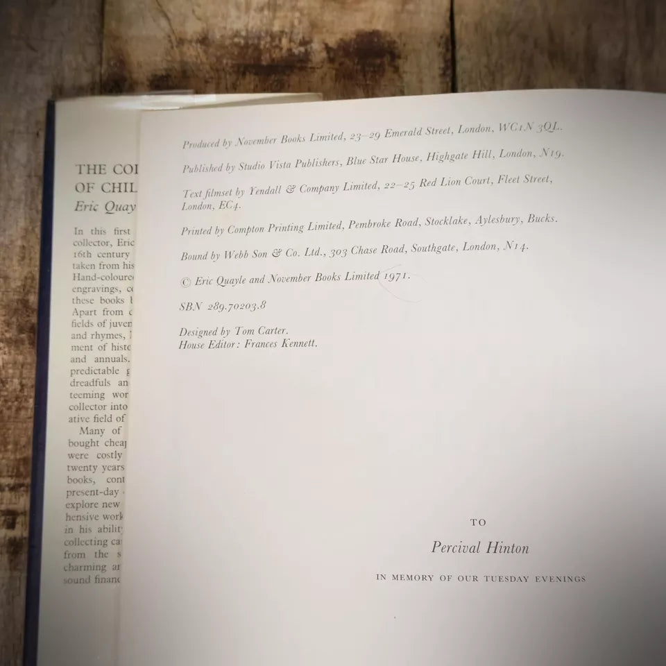 The Collector's Book of Children's Books, Eric Quayle, 1971 Hardcover