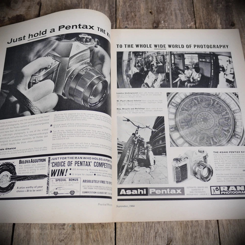 Vintage Practical Photography Magazine September 1964