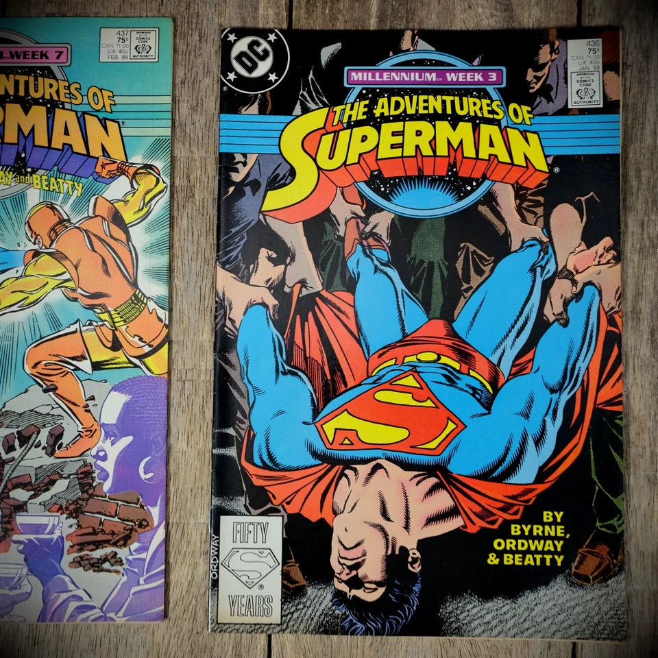 DC Comic, Superman #436, 437, 438, 1988