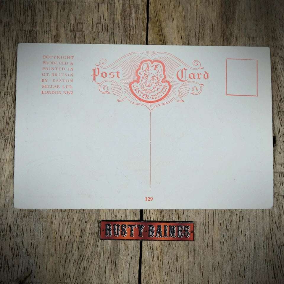 Postcard, Comic/Humour, Plumber in a Hurry, Toilet Humour