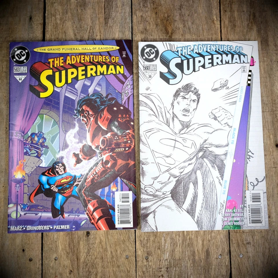 Comic Bundle, DC The Adventures of Superman #560-563-564-566-567-569