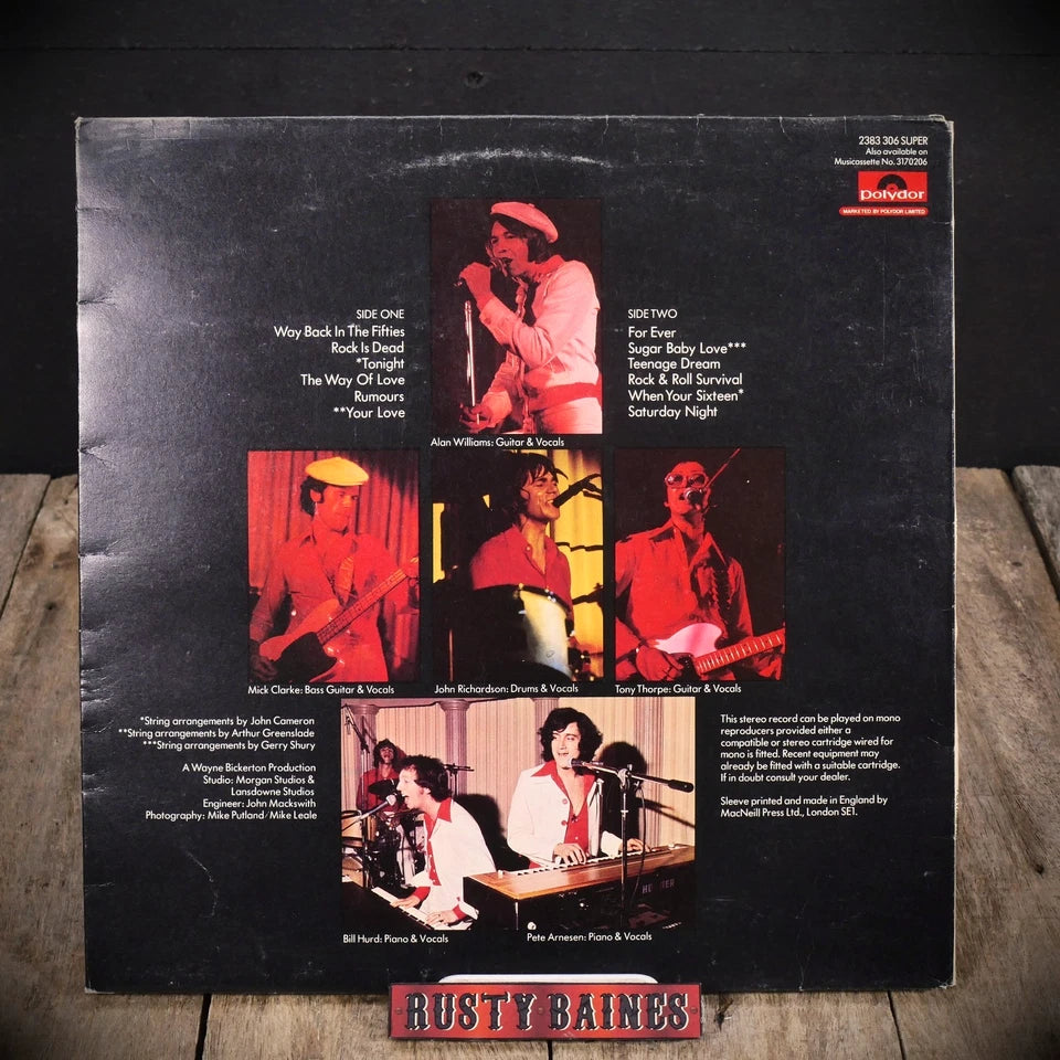 Record LP, Rubettes, Wear It's At