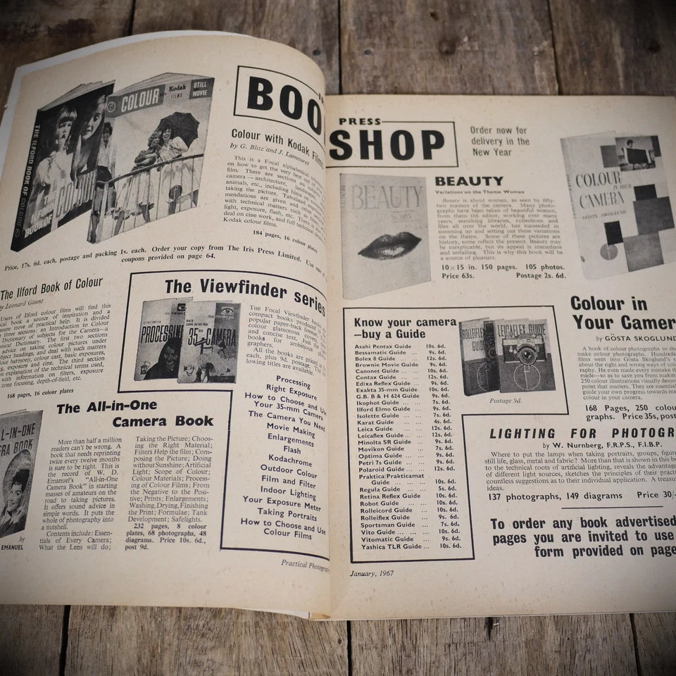 Vintage Practical Photography Magazine January 1967