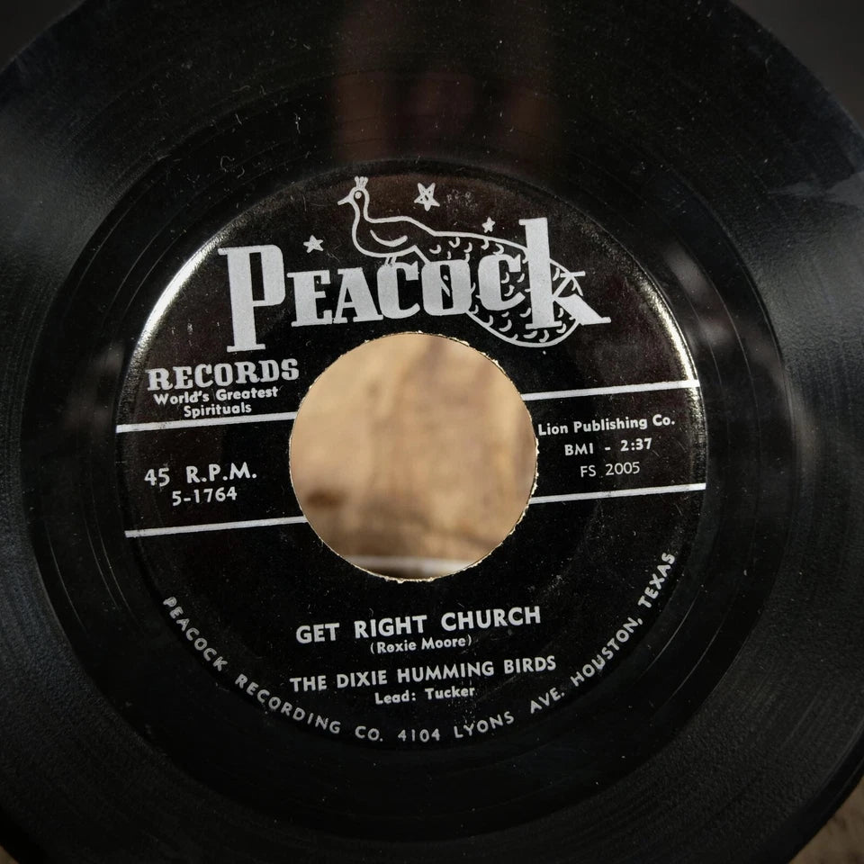 Record 7" Single, The Dixie Humming Birds, Thank You For One More Day