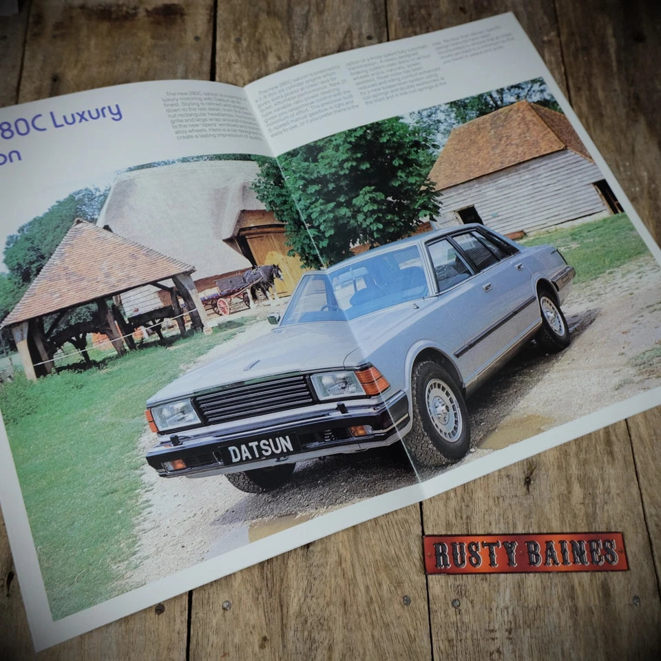 Sales Brochure, Datsun (Nissan) 280C, UK 1980