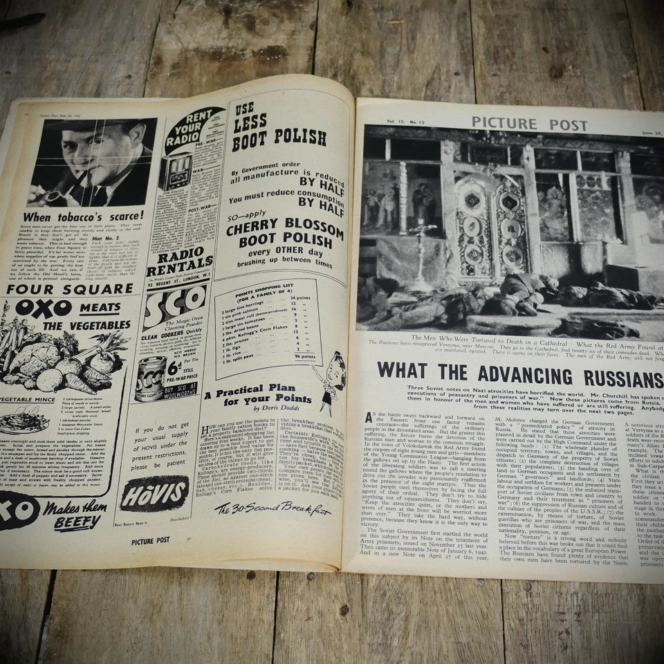 Picture Post 20 June 1942 London Ballet, WW2 Crimes, Hannen Swaffer