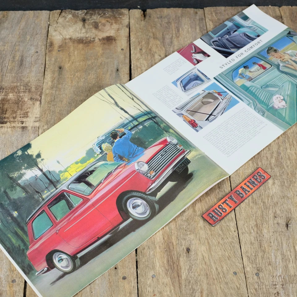 Original Car Brochure, Austin A40 Mk2 #2037/J, Saloon & Countryman