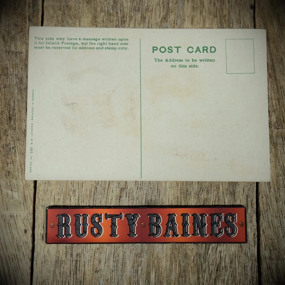 Postcard, Birn Bros, Chromo-Litho, Too Busy to Write, Jam Thief