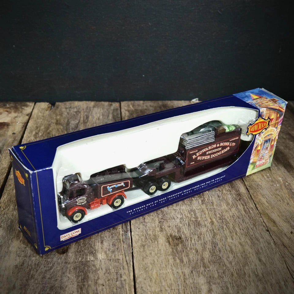 Lledo Days Gone Showmans, R Edwards AEC Mammoth Lorry & Dodgems, Swindown 1/76