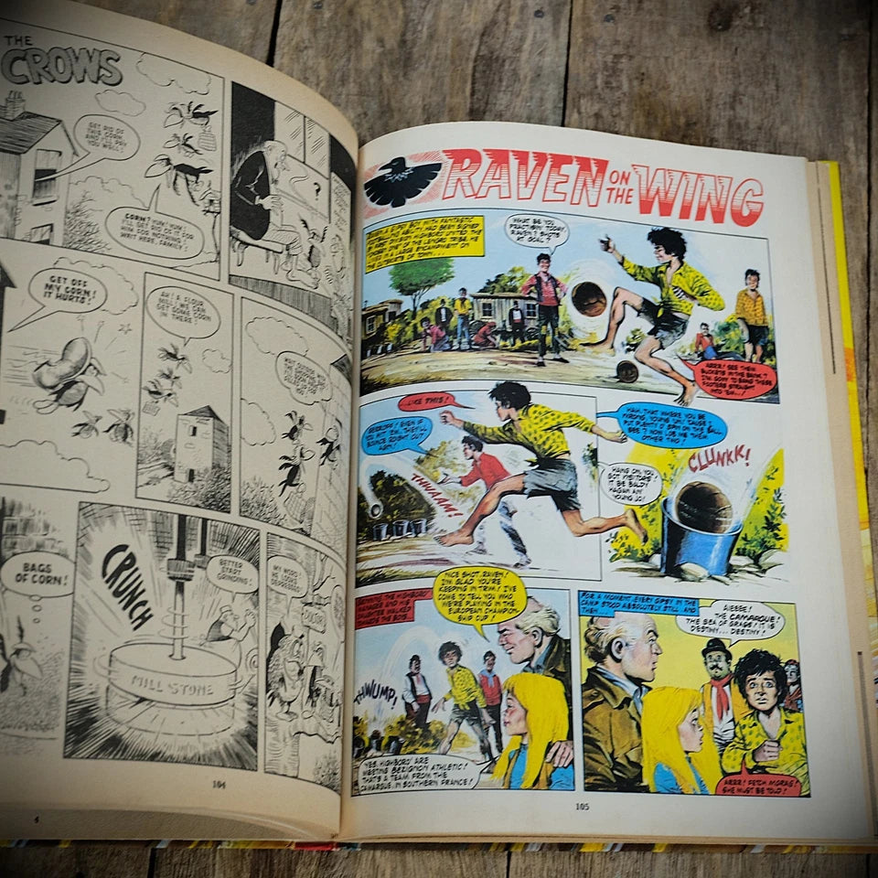 Valiant Annual 1973, Vintage British Fleetway Comic Hardcover