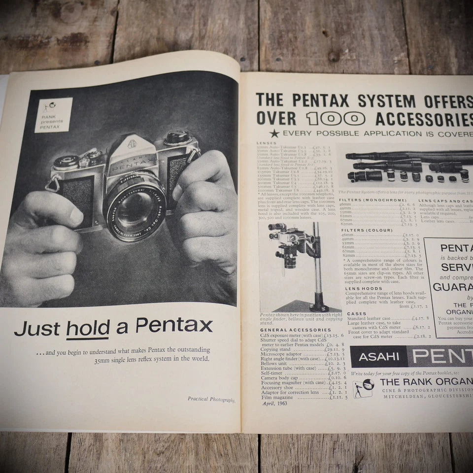 Vintage Practical Photography Magazine April 1963