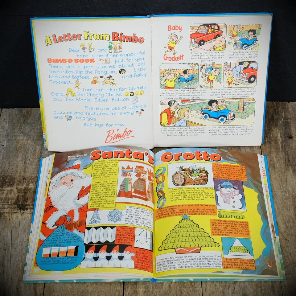 The Bimbo Book Annual 1978/1980, DC Thomson, Clumsy Clara, Jungle Jim Etc.