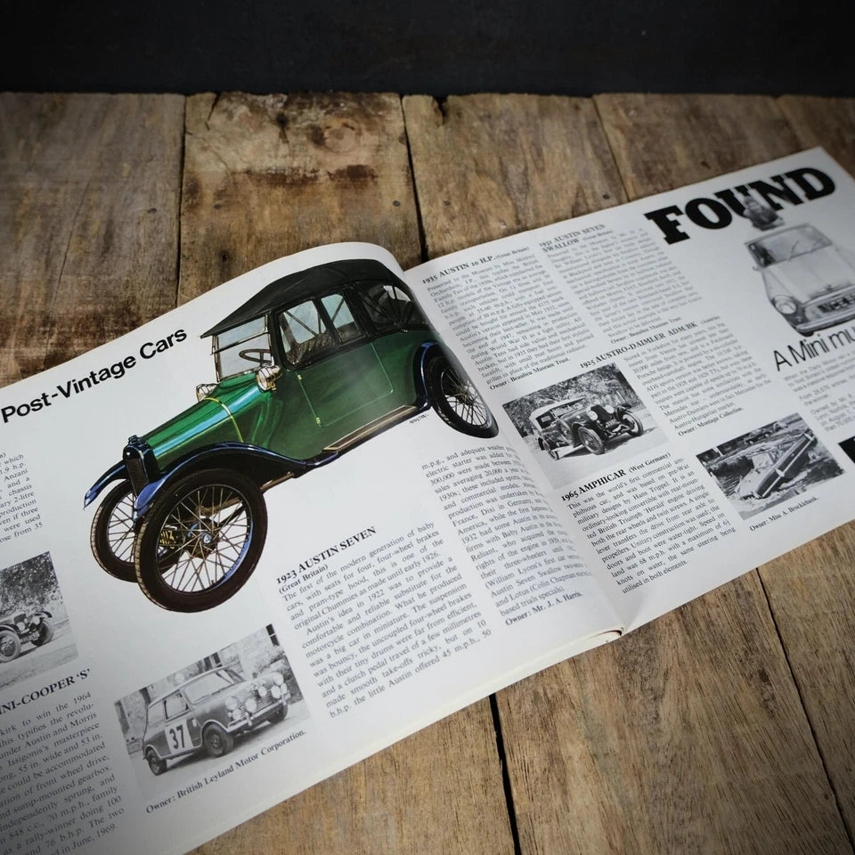 Vintage 1972 Catalogue/Guide Book, The National Motor Museum Beaulieu, Car/Bike