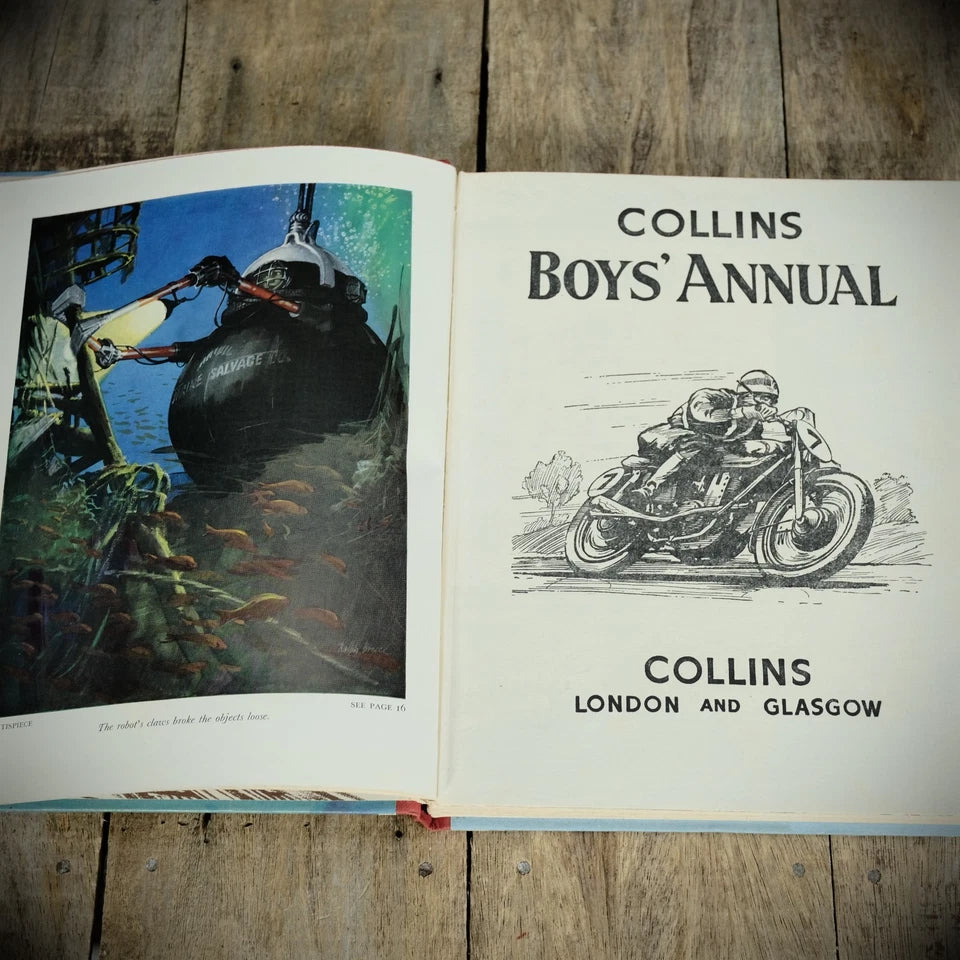 Collins Boys' Annual, Late 1950's Action/Adventure Children's Hardcover