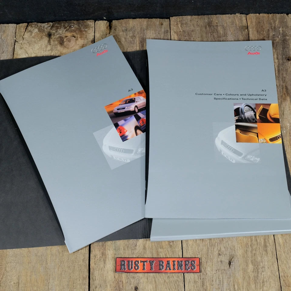 Original Car Brochure Pack, 1997 Audi A3 1.6 1.8 1.8T Sport & 1.9 Tdi