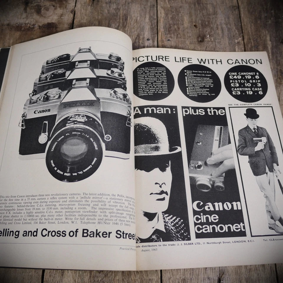 Vintage Practical Photography Magazine August 1964