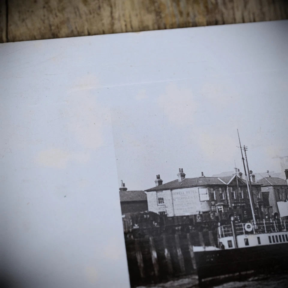 Postcard, Ipswich Steamboats, Paddle Steamer, Rover Orwell, Real Photo