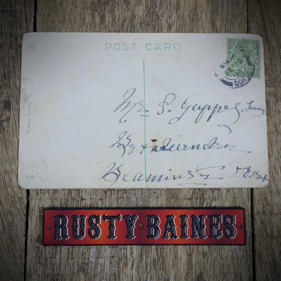Postcard, Comic, Cricket Batsman Funny Grotesque Face